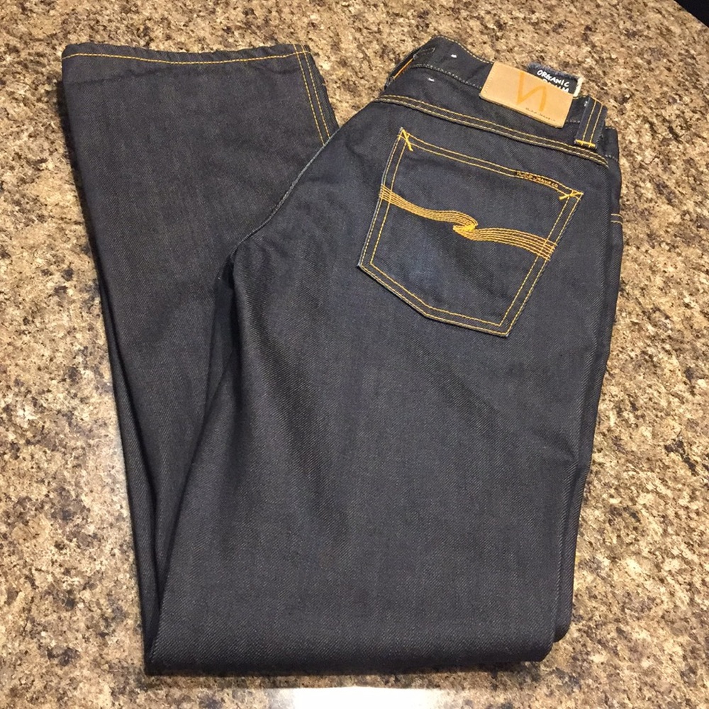 Nudie Organic Cotton Jeans 33x34 Perfect Cond